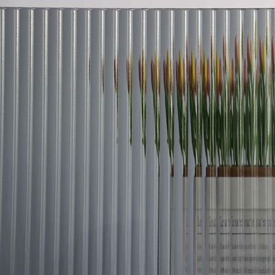 5mm Low Iron Fluted Glass Tile
