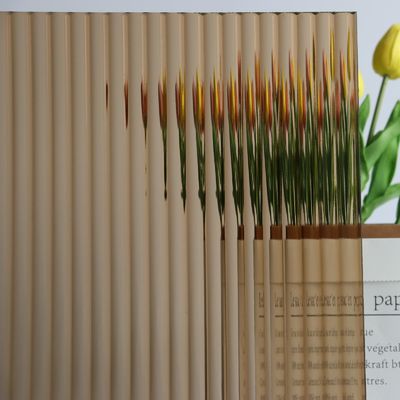 5mm Low Iron Fluted Glass Tile