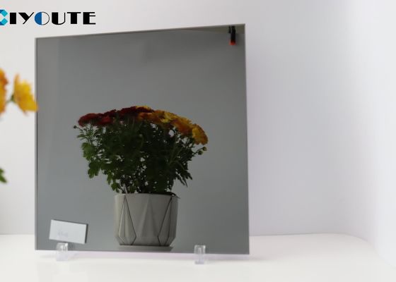 3-8mm Mirror Glass Sheets Bronze Tinted Silver